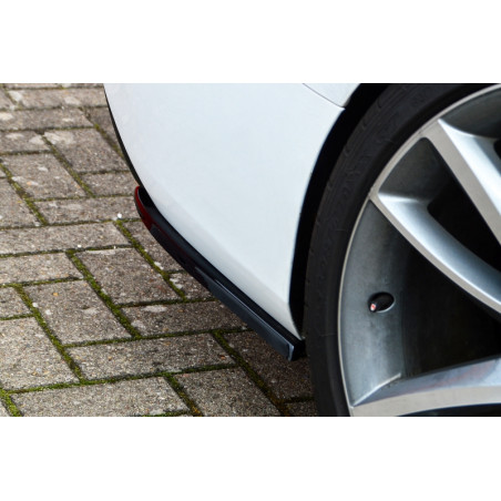 Set sottoparaurti laterali posteriori in abs Audi A5 / B8 S-Line (Cod. IN-INE-370045B(SE5)L/R-ABS-C)