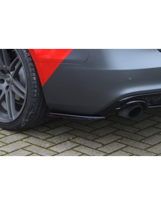 Set sottoparaurti laterali posteriori in abs Audi A5 / B8 S-Line (Cod. IN-INE-370045B(SE5)L/R-ABS-C)