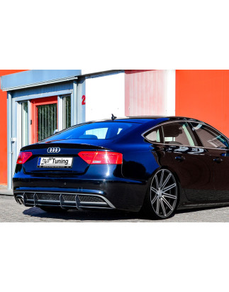 Kit pinne posteriori per diffusore adatto per veicoli con doppio scarico a sinistra  Audi A5 / B8 S-