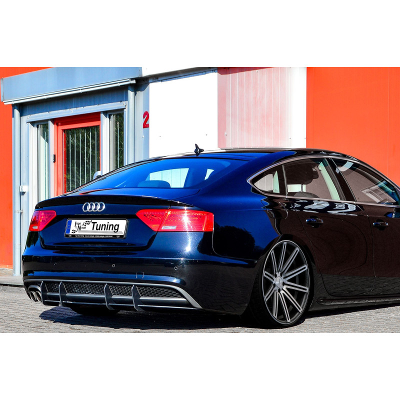 Kit pinne posteriori per diffusore adatto per veicoli con doppio scarico a sinistra  Audi A5 / B8 S-