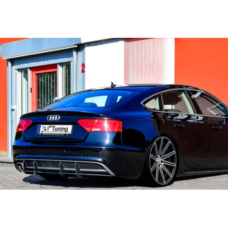 Kit pinne posteriori per diffusore adatto per veicoli con doppio scarico a sinistra  Audi A5 / B8 S-