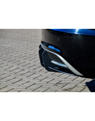 Kit pinne posteriori per diffusore adatto per veicoli con doppio scarico a sinistra  Audi A5 / B8 S-