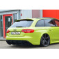 Estrattore posteriore3 pezzi. race look con pinne  Audi RS4 B8 (Cod. IN-INE-370045BRS4RT-ABS)