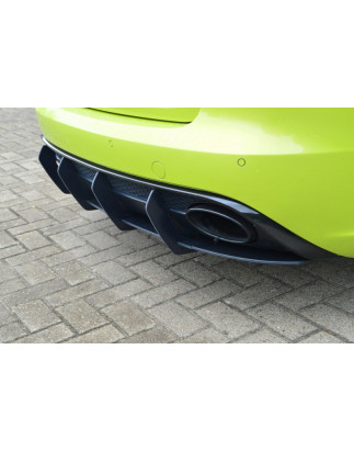 Estrattore posteriore3 pezzi. race look con pinne  Audi RS4 B8 (Cod. IN-INE-370045BRS4RT-ABS)