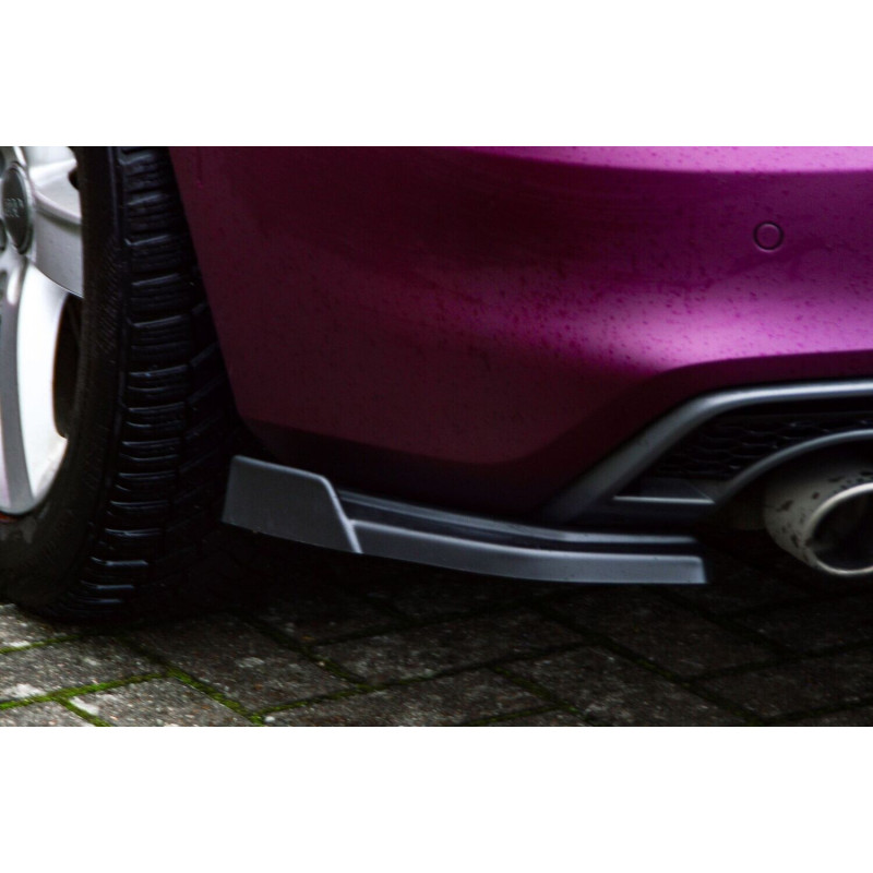 Sottoparaurti laterali posteriori con flaps laterali Audi A4 / B8 Facelift S-Line     Audi S4 B8 (Co