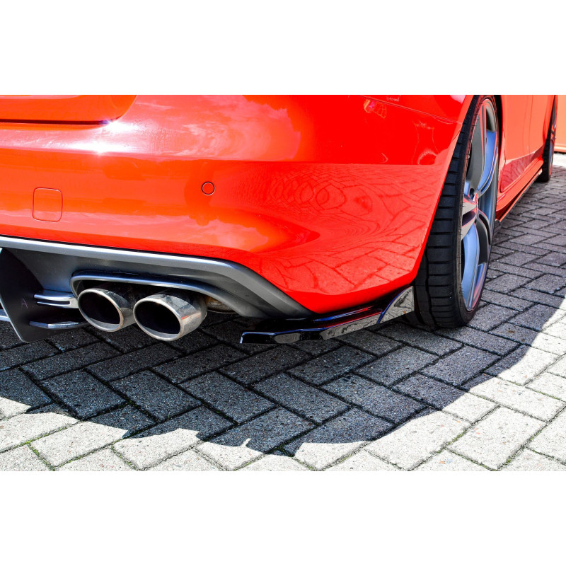 Sottoparaurti laterali posteriori con flaps laterali Audi S4 B8 (Cod. IN-INE-370045BS4WL/R-ABS-G)