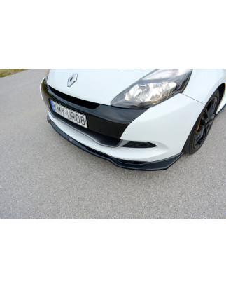 SPLITTER ANTERIORE V.1 RENAULT CLIO MK3 RS FACELIFT (Cod. M-RE-CL-3F-RS-FD1G)