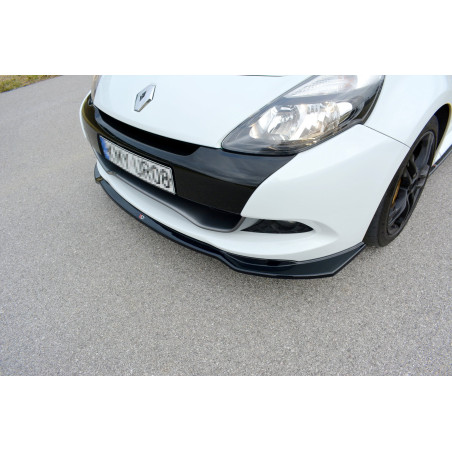 SPLITTER ANTERIORE V.1 RENAULT CLIO MK3 RS FACELIFT (Cod. M-RE-CL-3F-RS-FD1G)