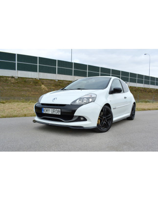 SPLITTER ANTERIORE V.1 RENAULT CLIO MK3 RS FACELIFT (Cod. M-RE-CL-3F-RS-FD1G)
