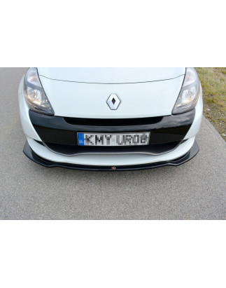 SPLITTER ANTERIORE V.1 RENAULT CLIO MK3 RS FACELIFT (Cod. M-RE-CL-3F-RS-FD1G)