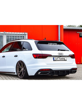 Kit pinne posteriori per diffusore Audi A4 Facelift B9 8W (Cod. IN-INE-370045CFRT-ABS)