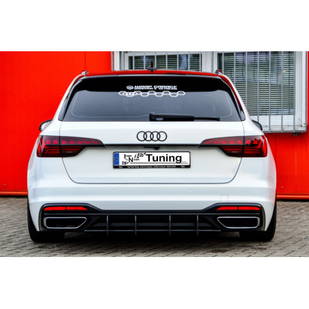 Kit pinne posteriori per diffusore Audi A4 Facelift B9 8W (Cod. IN-INE-370045CFRT-ABS)