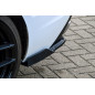 Sottoparaurti laterali posteriori con flaps laterali Audi A4 Facelift B9 8W (Cod. IN-INE-370045CFWL/