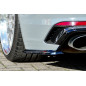 Sottoparaurti laterali posteriori  Audi RS4 B9 Avant (Cod. IN-INE-370045CRS4L/R-ABS-G)