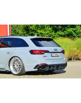 Kit pinne posteriori per diffusore Audi RS4 B9 Avant (Cod. IN-INE-370045CRS4RT-ABS)