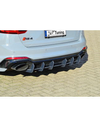 Kit pinne posteriori per diffusore Audi RS4 B9 Avant (Cod. IN-INE-370045CRS4RT-ABS)