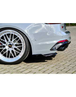 Sottoparaurti laterali posteriori con flaps laterali Audi RS4 B9 Avant (Cod. IN-INE-370045CRS4WL/R-A