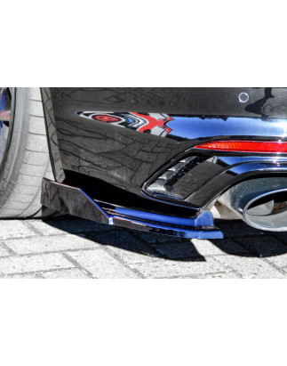 Sottoparaurti laterali posteriori con flaps laterali Audi RS5 B9 F5 (Cod. IN-INE-370045CRS5WL/R2-ABS