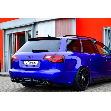 Kit pinne posteriori per diffusore adatto per veicoli con terminale doppio di serie  Audi S4 / B7  (