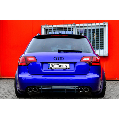 Kit pinne posteriori per diffusore adatto per veicoli con terminale doppio di serie  Audi S4 / B7  (