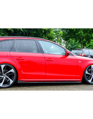 Set minigonne laterali Cup 3 con flaps Audi S4 B8 (Cod. IN-INE-370050BSLW-ABS-C)