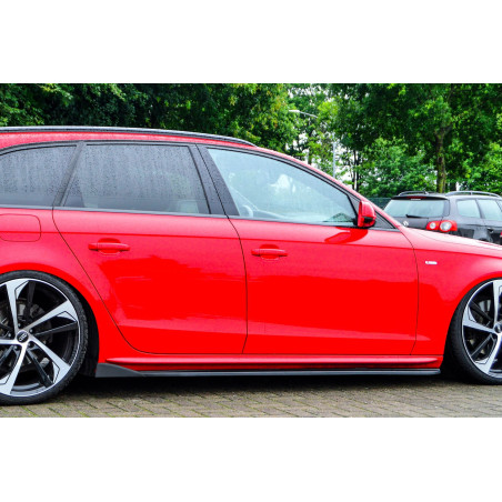 Set minigonne laterali Cup 3 con flaps Audi S4 B8 (Cod. IN-INE-370050BSLW-ABS-C)