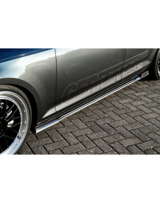 Set minigonne con flaps laterali posteriori Audi A4 B9 (Cod. IN-INE-370050CAWH-ABS)