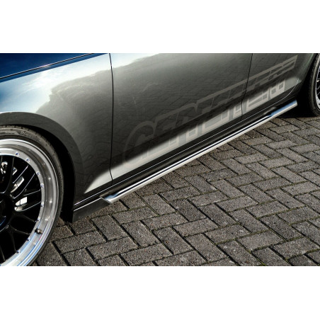 Set minigonne con flaps laterali anteriori Audi A4 B9 (Cod. IN-INE-370050CAWV-ABS-G-2)