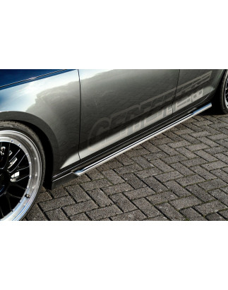 Set minigonne con flaps laterali anteriori Audi A4 Facelift B9 8W (Cod. IN-INE-370050CAWV-ABS-G-3)