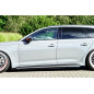 Set minigonne sottoporta con flaps anteriori e posteriori Audi RS4 B9 Avant (Cod. IN-INE-370050CRSW-