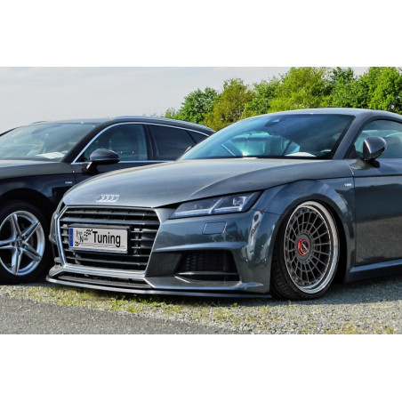 Spoiler paraurti anteriore in abs  Audi TT 8S (Cod. IN-INE-380031C-ABS-G)