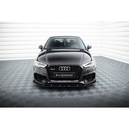 SPLITTER ANTERIORE V.1 Audi RS3 8V FL berlina (Cod. M-AU-RS3-8VF-S-FD1G)