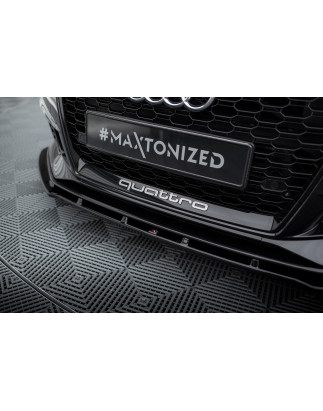 SPLITTER ANTERIORE V.1 Audi RS3 8V FL berlina (Cod. M-AU-RS3-8VF-S-FD1G)