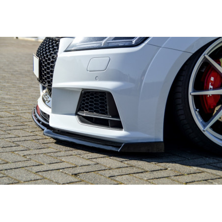 Sottoparaurti anteriore phase 2 con flaps Audi TT 8S S-Line (Cod. IN-INE-380031C-ABS(2W))