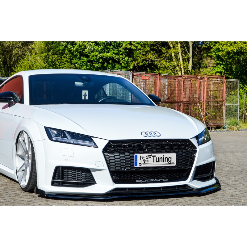 Sottoparaurti anteriore phase 2 con flaps Audi TT 8S S-Line (Cod. IN-INE-380031C-ABS(2W)-C)