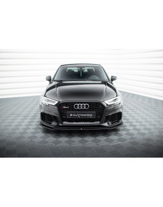 SPLITTER ANTERIORE V.2 Audi RS3 berlina 8V Facelift (Cod. M-AU-RS3-8VF-S-FD2G)