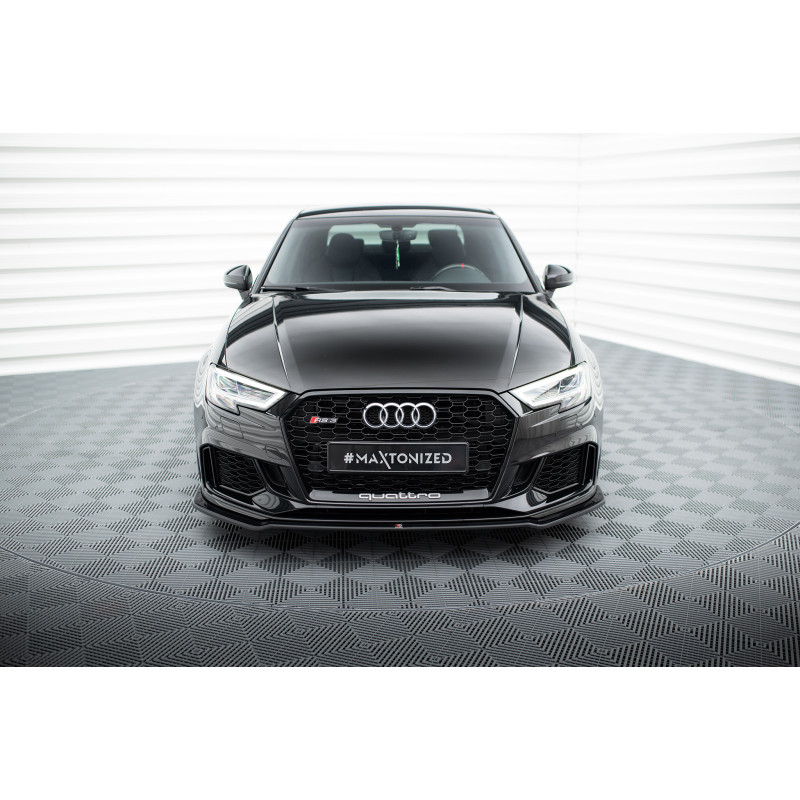 SPLITTER ANTERIORE V.2 Audi RS3 berlina 8V Facelift (Cod. M-AU-RS3-8VF-S-FD2G)