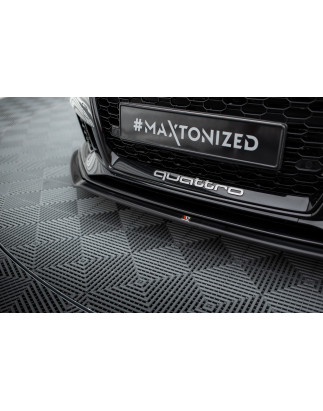 SPLITTER ANTERIORE V.2 Audi RS3 berlina 8V Facelift (Cod. M-AU-RS3-8VF-S-FD2G)
