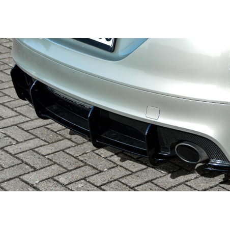 Estrattore posteriore  ( adatto solo per original 3.2 V6 S-Line Heckdiffusor!) Audi TT 8J S-Line (Co