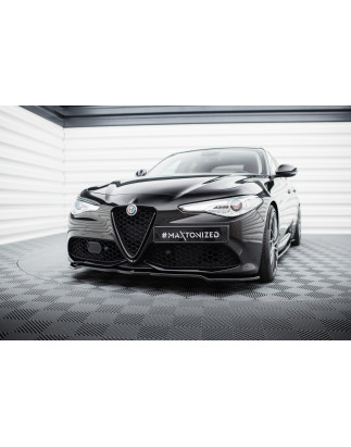 SPLITTER ANTERIORE V.1 ALFA ROMEO GIULIA VELOCE (Cod. M-AL-GI-1-VEL-FD1G)