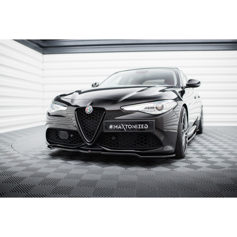 SPLITTER ANTERIORE V.1 ALFA ROMEO GIULIA VELOCE (Cod. M-AL-GI-1-VEL-FD1G)