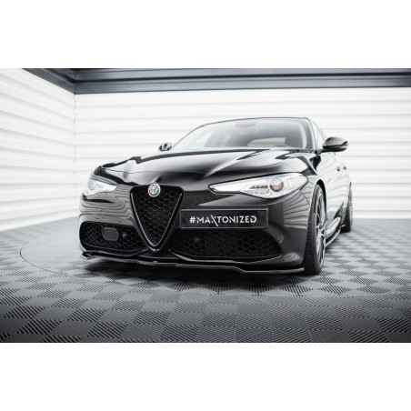 SPLITTER ANTERIORE V.1 ALFA ROMEO GIULIA VELOCE (Cod. M-AL-GI-1-VEL-FD1G)