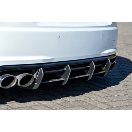 Kit pinne posteriori per diffusore Audi TTS 8S (Cod. IN-INE-380045CRT-ABS)