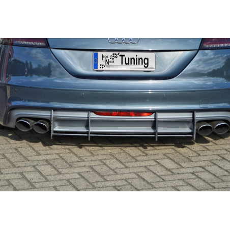 Diffusore paraurti posteriore inserto centrale e laterali Audi TTS 8J  (Cod. IN-INE-380045TTSRT-ABS 