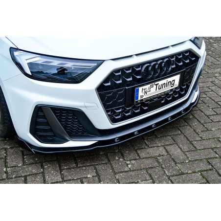 Spoiler paraurti anteriore in abs con flaps laterali Audi A1 (GB) (Cod. IN-INE-390031CSL(W)-ABS -C)