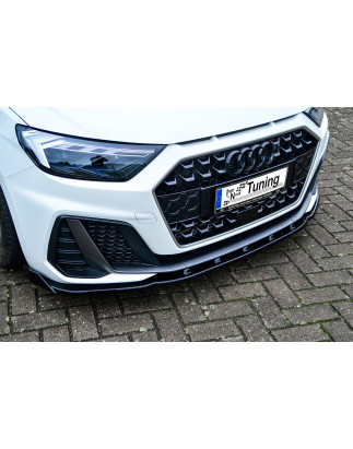 Spoiler paraurti anteriore in abs con flaps laterali Audi A1 (GB) (Cod. IN-INE-390031CSL(W)-ABS -G)