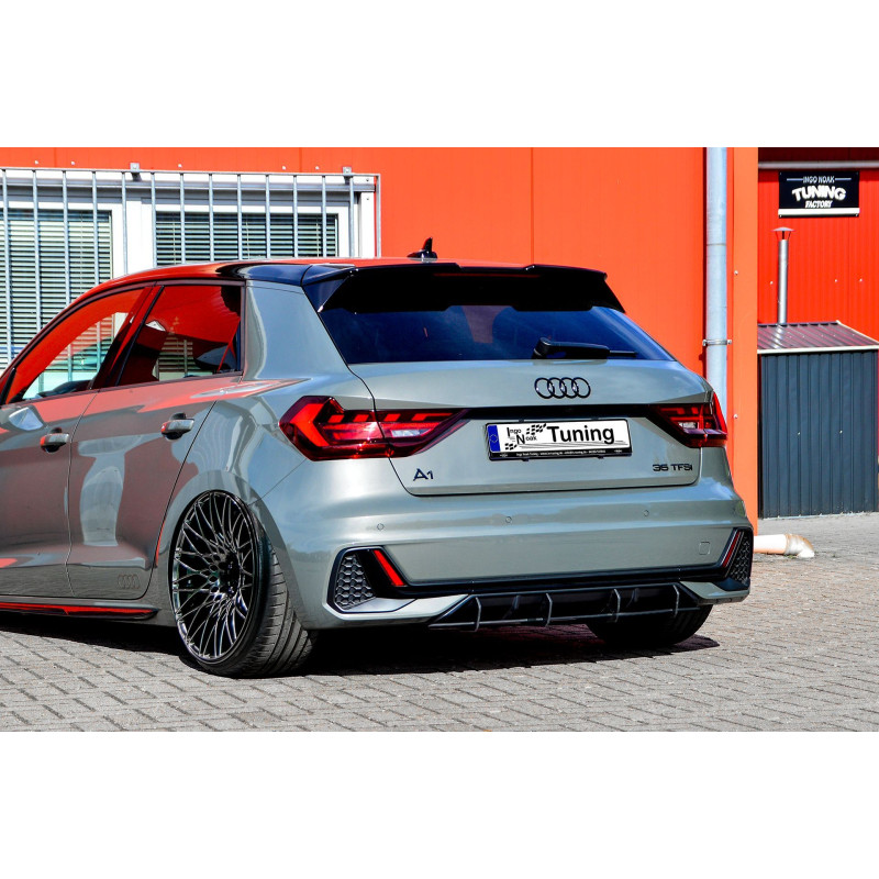 Kit pinne posteriori per diffusore adatto per veicoli con terminali di scarico non visibili Audi A1 
