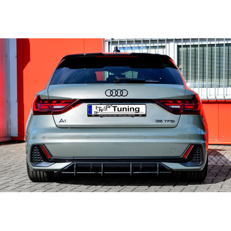 Kit pinne posteriori per diffusore adatto per veicoli con terminali di scarico non visibili Audi A1 