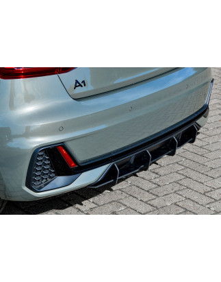Kit pinne posteriori per diffusore adatto per veicoli con terminali di scarico non visibili Audi A1 