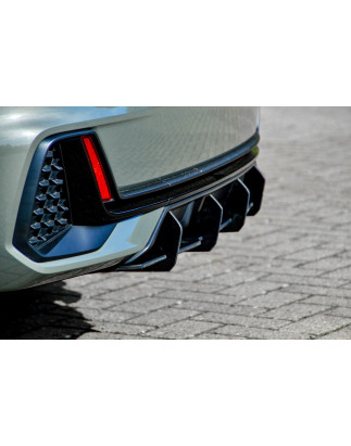 Kit pinne posteriori per diffusore adatto per veicoli con terminali di scarico non visibili Audi A1 